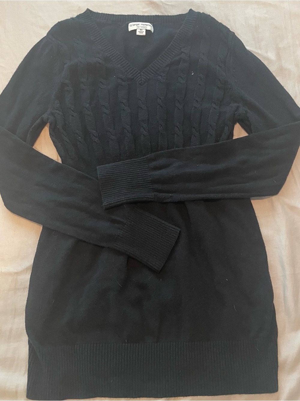 Liz Lange Black Girls Knit Top